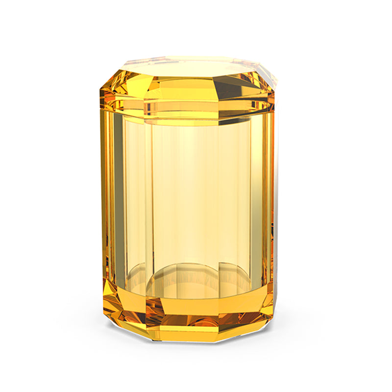 Kristall Bathroom Accessories Set - Free Standing - Brass/Glass/Amber