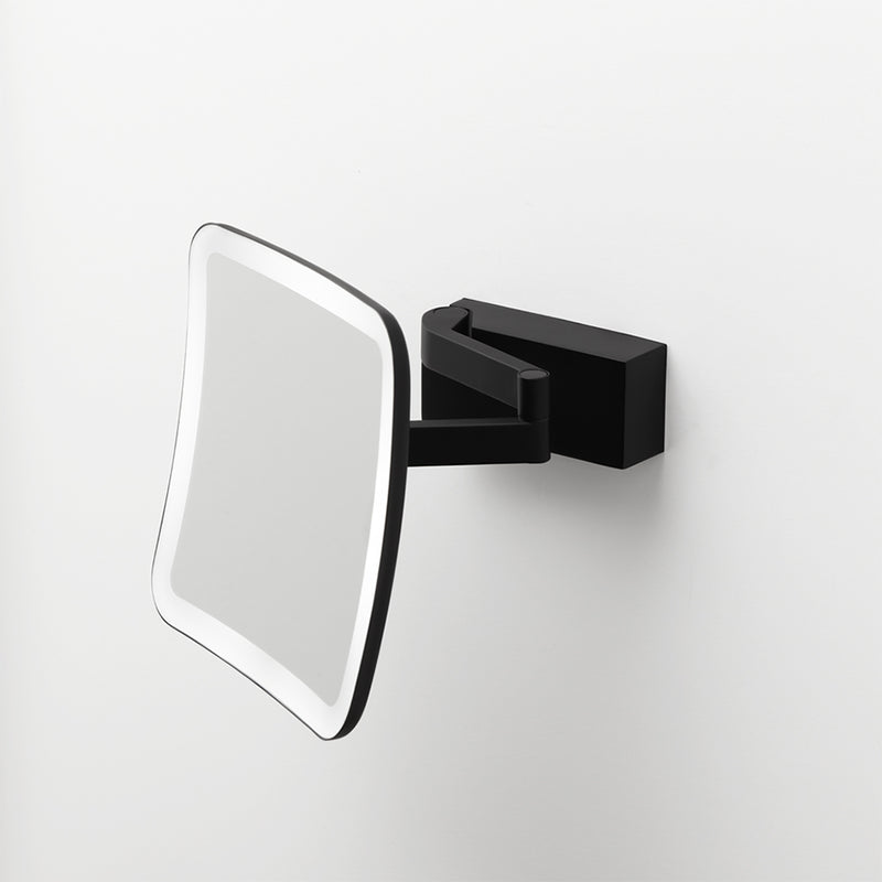 Brick Vision S 5X Make-Up Mirror - Wall Mount - 8" Glass/Matt Black