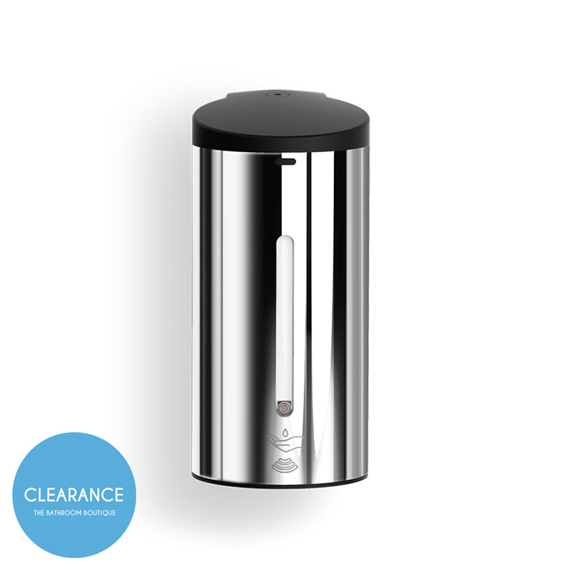 Sensor Soap Dispenser - Wall Mount - 9" Stainless Steel/Polished Chrome/Black (Final Sale)