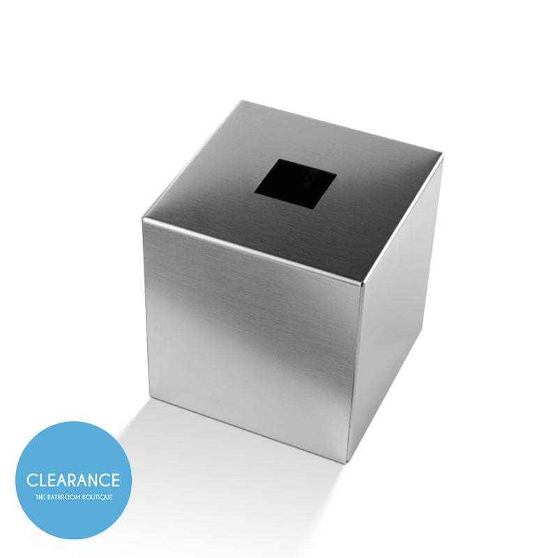 Universal Tissue Box - Free Standing - 6" Stainless Steel/Polished Stainless Steel (Final Sale)
