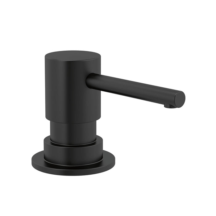 Trinsic Kitchen Soap Dispenser - Single Hole - 3" Brass/Matt Black