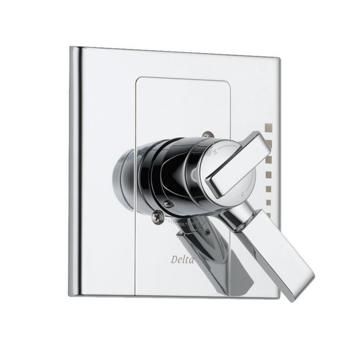 Arzo 1 Way Pressure Balance Complete Shower Mixer - Wall Mount - 8" Brass/Polished Chrome - Last Unit Special Offer