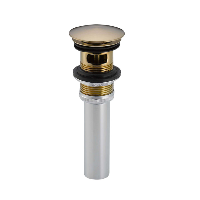 Trinsic Push Pop-Up Sink Drain - Single Hole - 3" Brass/Champagne Bronze - Last Unit Special Offer