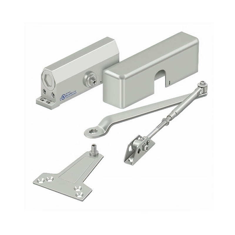 Universal Door Closer - Door Mount - 20" Aluminum/Aluminum