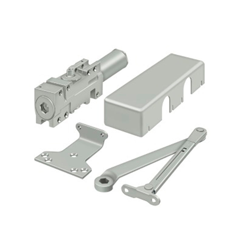 Universal Door Closer - Door Mount - 12" Cast Iron/Aluminum