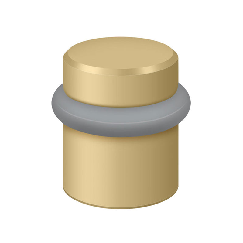 Universal Door Stop - Door Mount - 2" Brass/Brushed Brass
