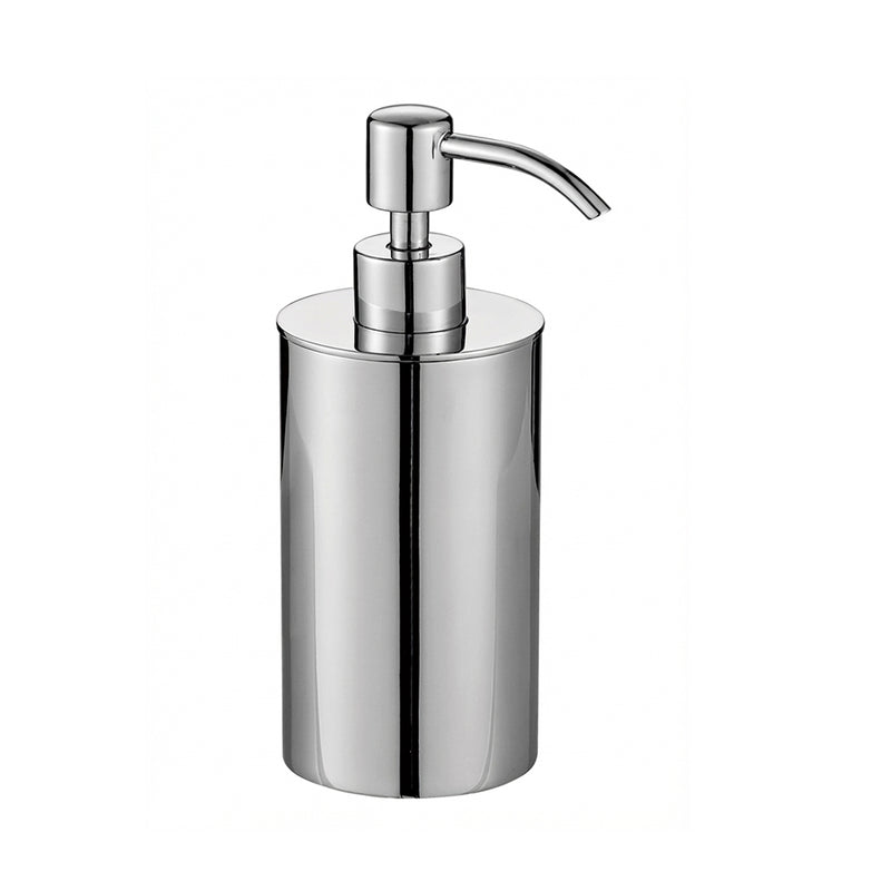 Smart Soap Dispenser - Free Standing - 7" Brass/Polished Chrome