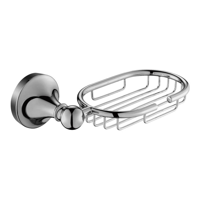 Viena Bathroom Accessories Set - Wall Mount Brass/Polished Chrome