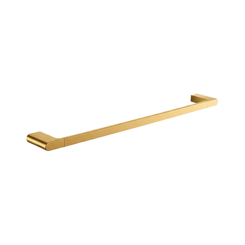 Moon Single Towel Bar - Wall Mount - 24" Brass/Satin Brass