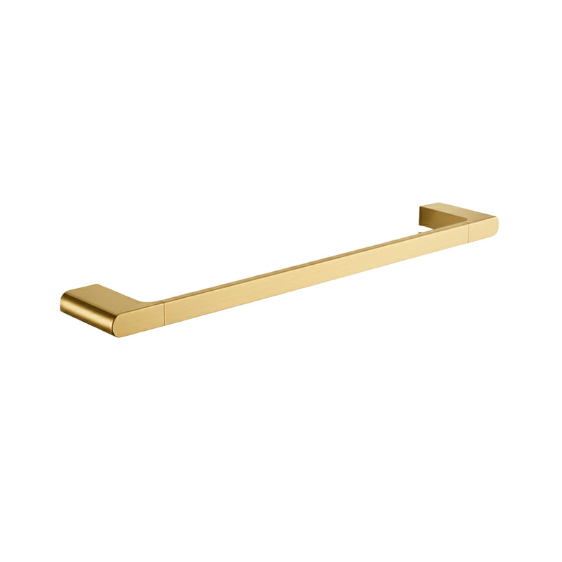 Moon Single Towel Bar - Wall Mount - 12" Brass/Satin Brass