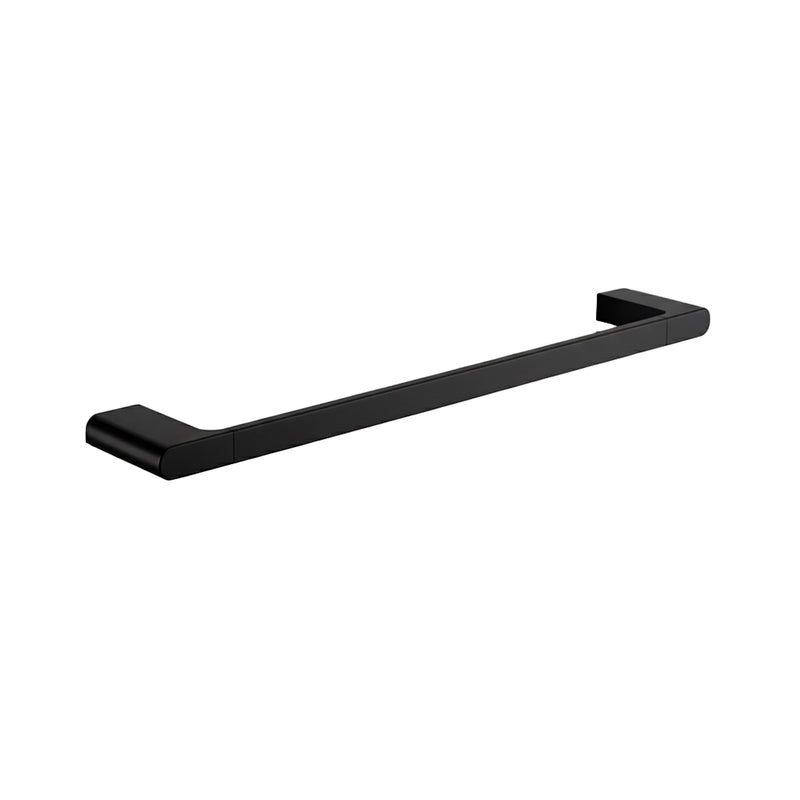Moon Single Towel Bar - Wall Mount - 12" Brass/Matt Black