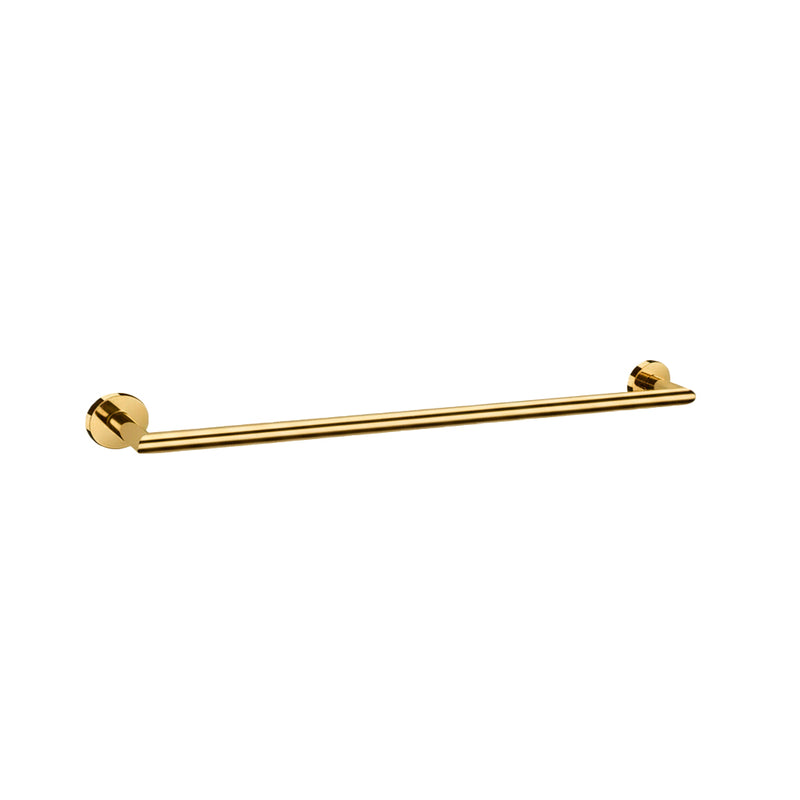Munich Single Towel Bar - Wall Mount - 28" Brass/Satin Brass