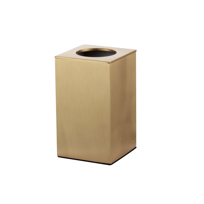 Cubic Bathroom Accesories Set - Free Standing - Brass/Satin Brass