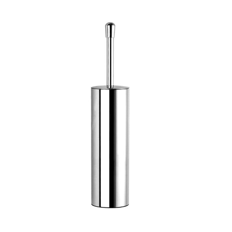 Smart Toilet Brush Holder - Free Standing - 16" Brass/Polished Chrome