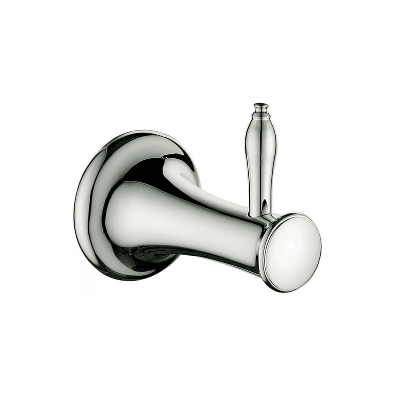 Classic Bathroom Accessories Set - Wall Mount - Brass/Polished Chrome