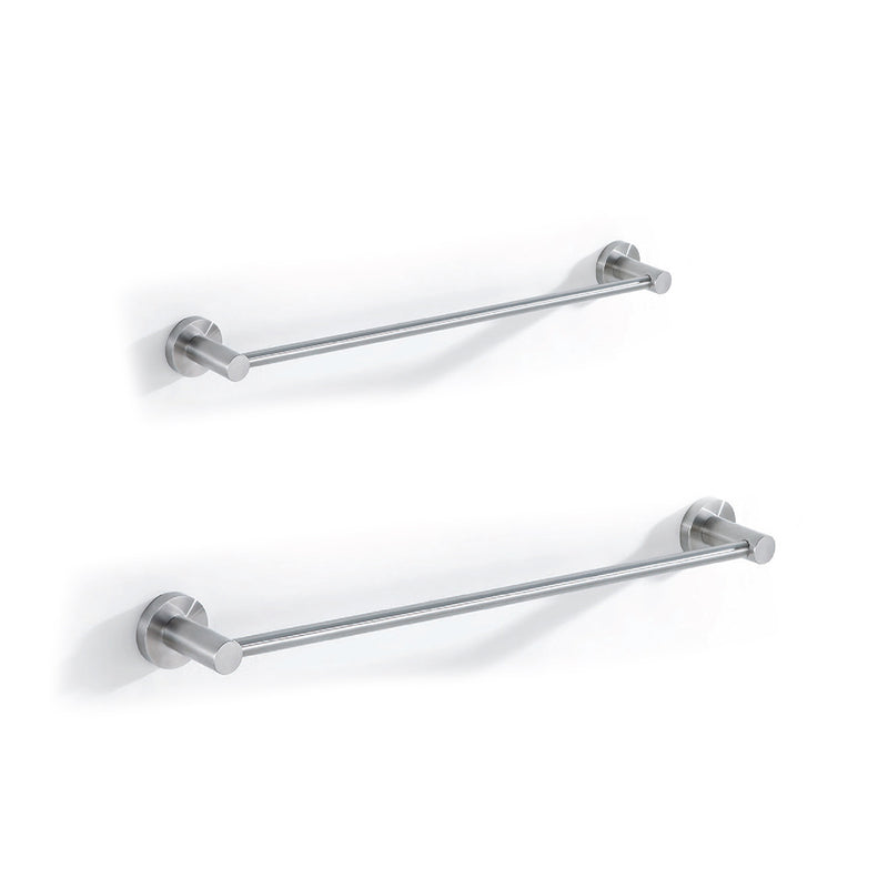 Commodity Single Towel Bar - Wall Mount - Stainless Steel/Brushed Stainless Steel