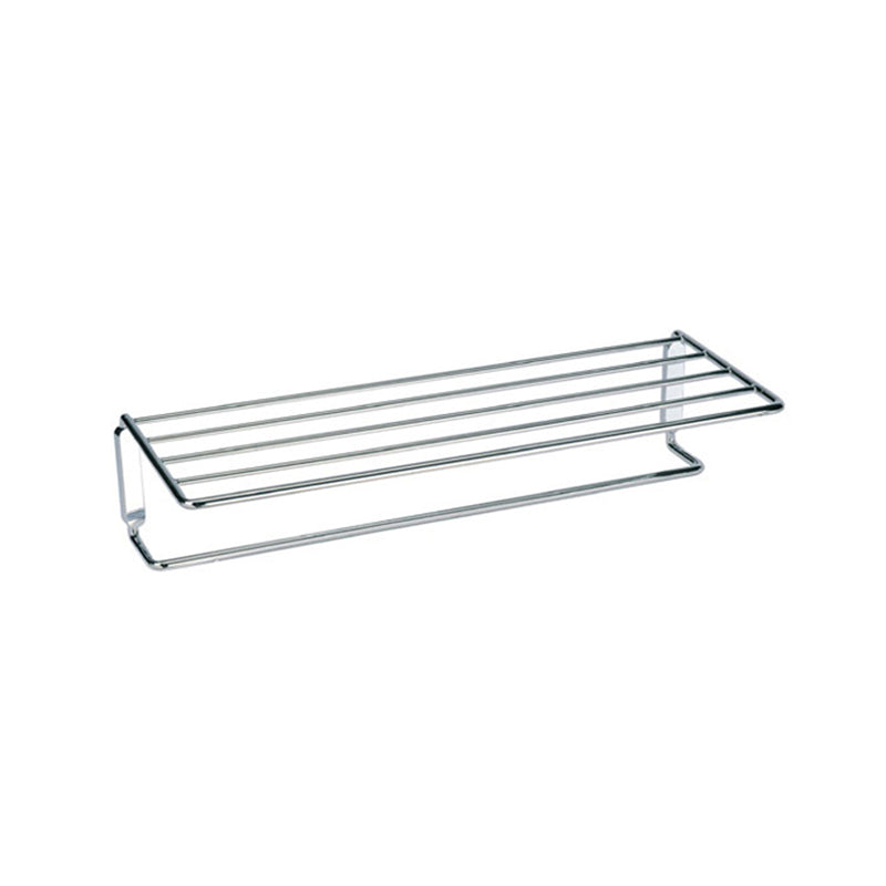 Universal Towel Shelf - Wall Mount - 24" Brass/Polished Chrome