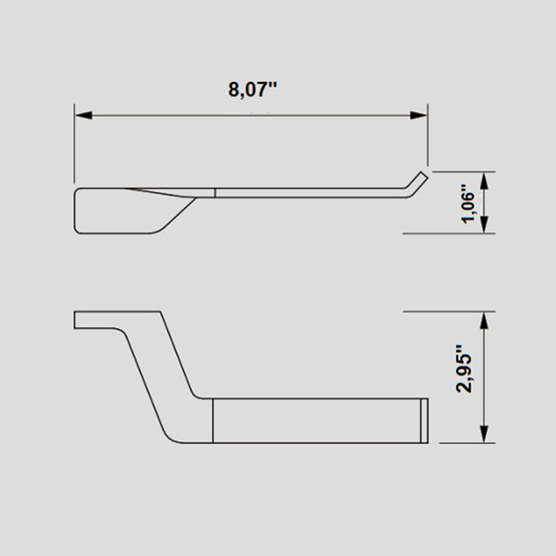 Alice 1 Toilet Paper Holder - Wall Mount - 8"