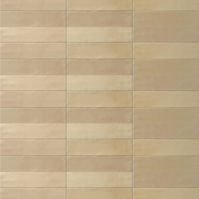 Agadir Cotto Clear Floor Tile - Wall Or Floor Mount - 11 x 2.8" Porcelain/Matt Beige - Piece : 0.21 SqFt = $ 7.00 / Box: 5.49 Sqft = $ 39.00 - Pieces Per Box: 26 Units