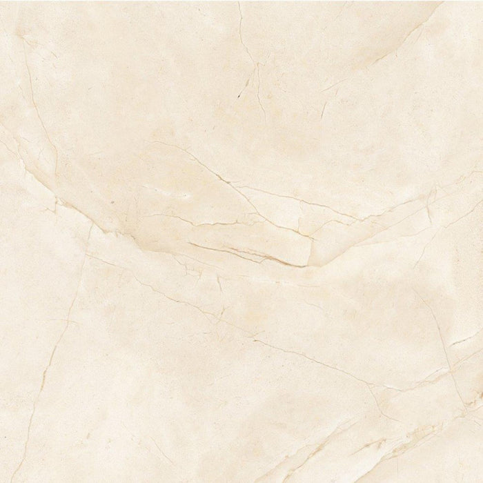 Cremabella Floor Tile - Wall Or Floor Mount - 23.6 x 23.6" Porcelain/Calacatta Marble - Piece : 3.87 SqFt = $ 6.00 / Box: 11.62 Sqft = $ 70.00 - Pieces Per Box: 3 Units