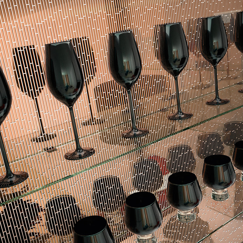 Copper Mirror Mosaic Wall Tile - Wall Mount - 11.2 x 10.4" Glass/Gloss Copper/ $ 20.00 Price Per Piece