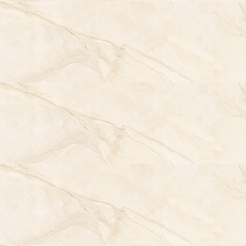 Cremabella Wall Tile - Wall Mount - 35.4 x 11.8" Ceramic/Cream