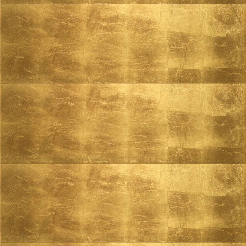 Foglio D'Oro Wall Tile - Wall Mount - 29.5 x 9.8" Glass/Gloss Gold