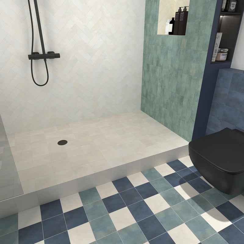 Greenland Teal Anti-Slip Wall Tile - Wall Or Floor Mount - 5.8 x 5.8" Porcelain/Matt