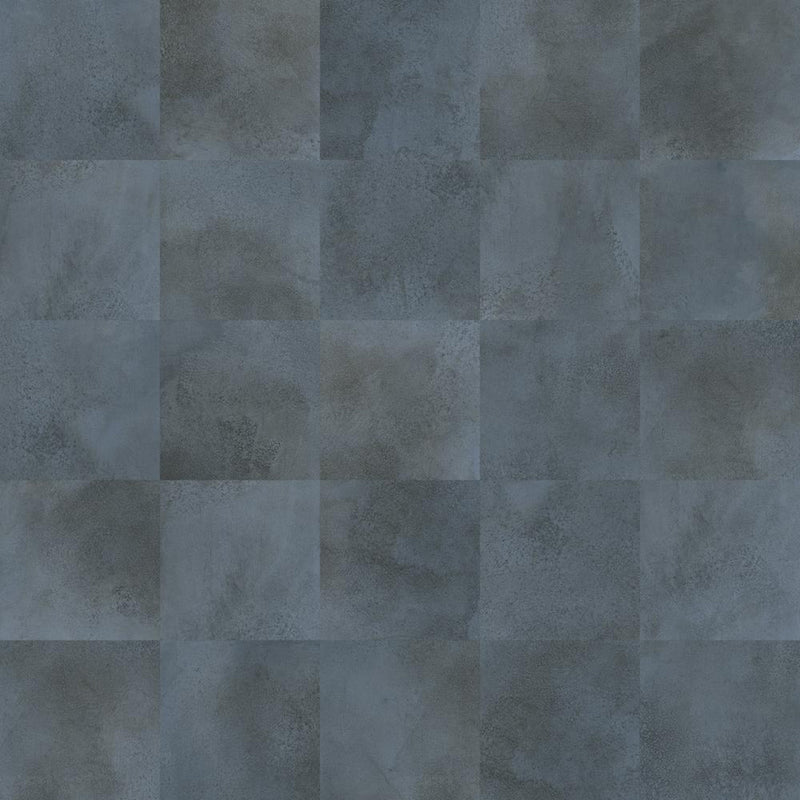 Greenland Cobalt Anti-Slip Wall Tile - Wall Or Floor Mount - 5.8 x 5.8" Porcelain/Matt Blue