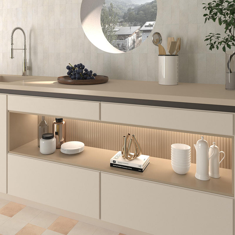 Greenland Clay Anti-Slip Wall Tile - Wall Or Floor Mount - 5.8 x 5.8" Porcelain/Matt