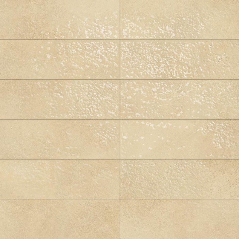 Greenland Peach Wall Tile - Wall Or Floor Mount - 8.8 x 2.5" Porcelain/Gloss