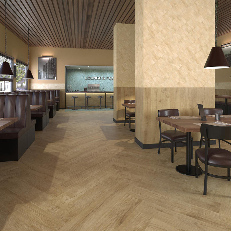 Greenland Peach Wall Tile - Wall Or Floor Mount - 8.8 x 2.5" Porcelain/Matt