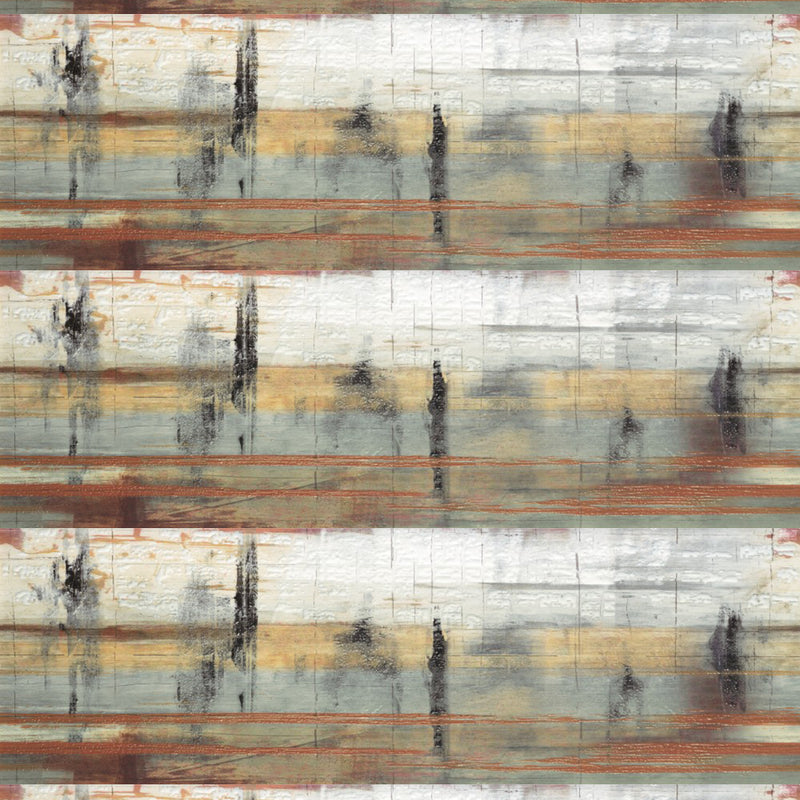 Impressions Wall Tile - Wall Mount - 35.4 x 11.8" Ceramic/Satin