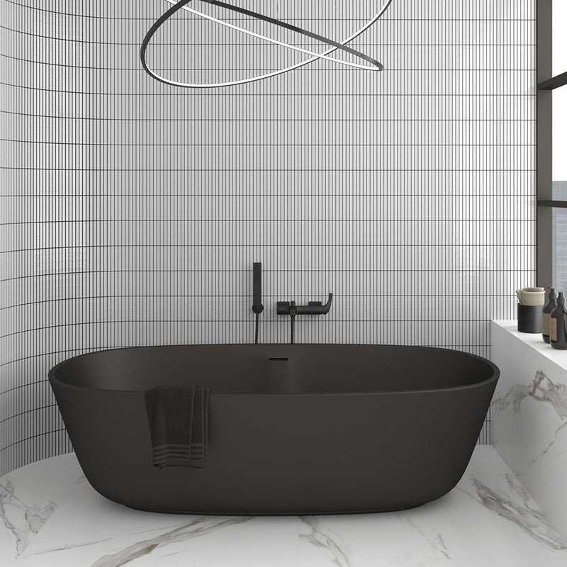 Kit-Kat Mosaic Wall Tile - Wall Mount - 4.5 x 9.1" Porcelain/Glossy Snow