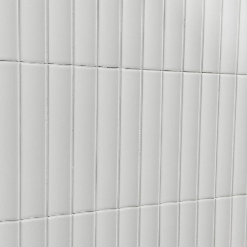 Milano Scala Gesso Wall Tile - Wall Mount - 9.1 x 4.5" Porcelain/Matt Eggshell