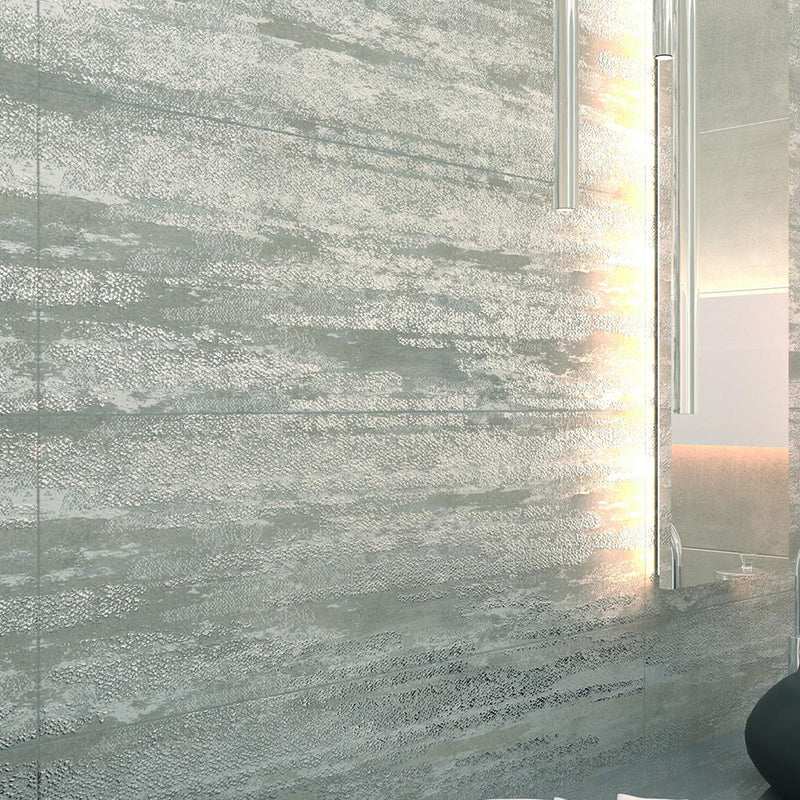 Marea Wall Tile - Wall Mount - 35.4 x 11.8" Ceramic/Satin