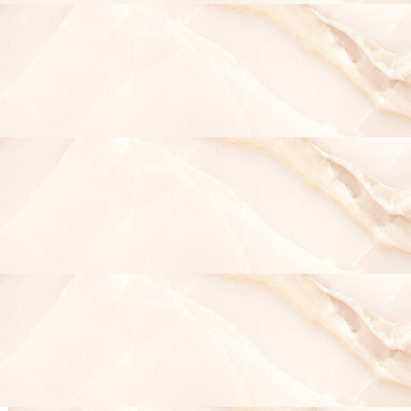 Selene Light Wall Tile - Wall Mount - 35.4 x 11.8" Ceramic/Gloss Ivory