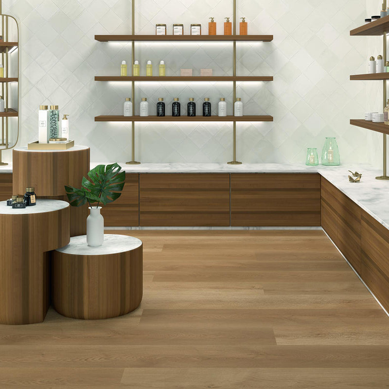 Tabarca Wall Tile - Wall Mount - 5.9 x 5.9" Ceramic/Matt White