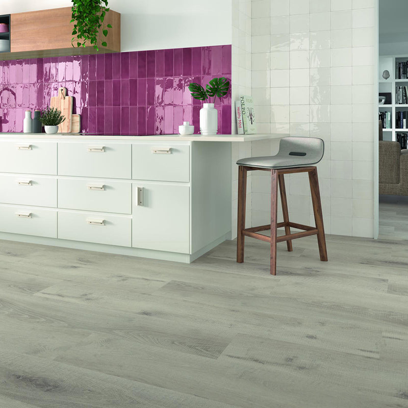 Tabarca Wall Tile - Wall Mount - 5.9 x 5.9" Ceramic/Gloss White