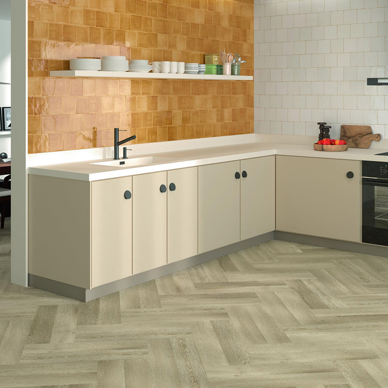 Tabarca Wall Tile - Wall Mount - 5.9 x 5.9" Ceramic/Gloss Honey