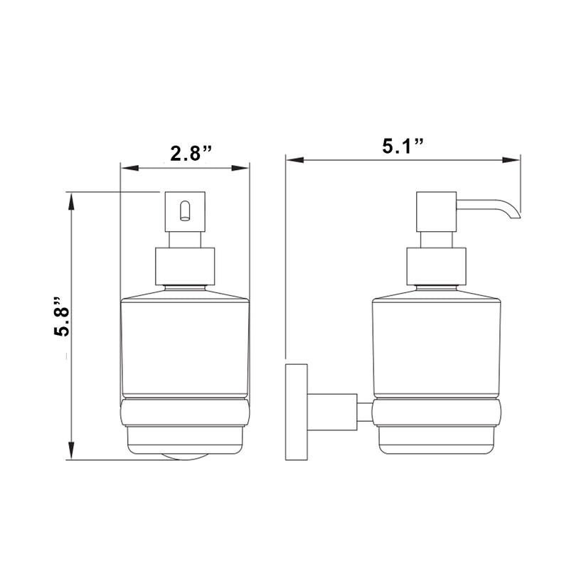Smart Soap Dispenser - Wall Mount - 6"