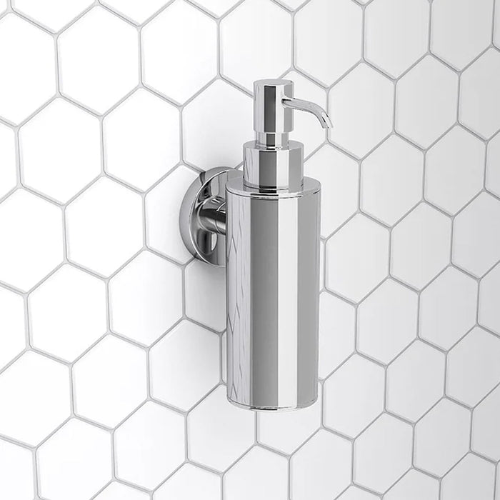 Smart Soap Dispenser - Wall Mount - 7" Brass/Polished Chrome