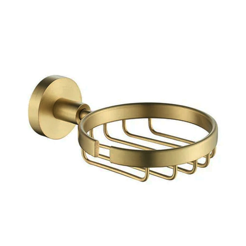 Smart Soap Dish - Wall Mount - 4" Brass/Antique Brass