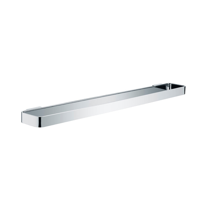 Flat Single Towel Bar - Wall Mount - 24" Brass/Polished Chrome