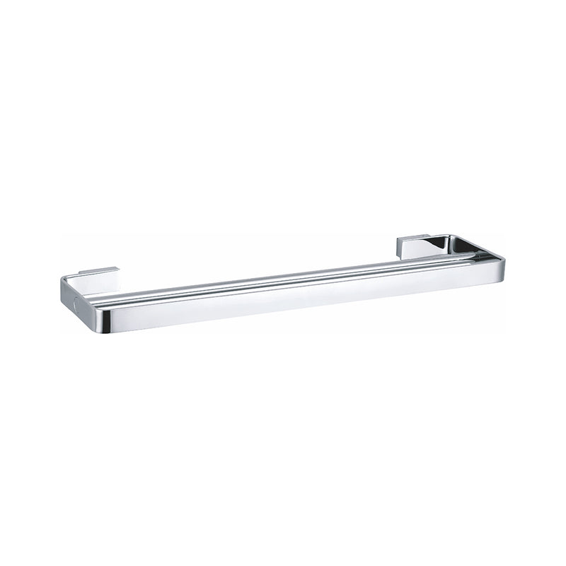 Flat Double Towel Bar - Wall Mount - 24" Brass/Polished Chrome