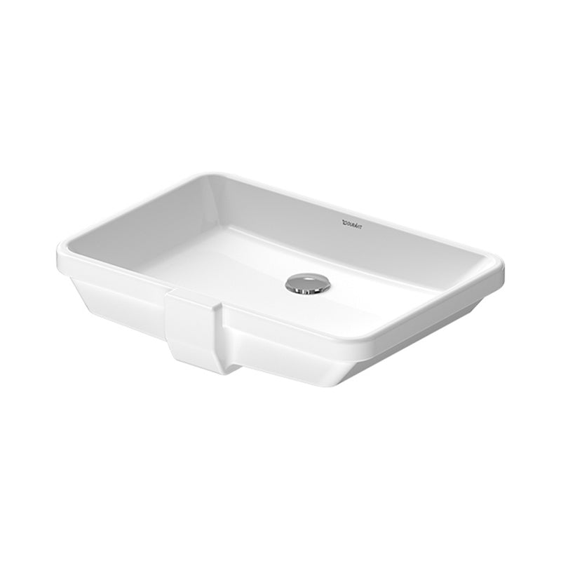 2nd Floor Bathroom Sink - Under Mount - 22" Ceramic/White