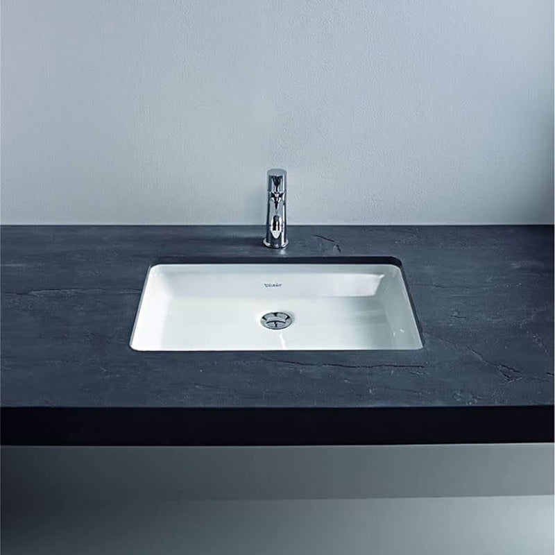 2nd Floor Bathroom Sink - Under Mount - 22" Ceramic/White