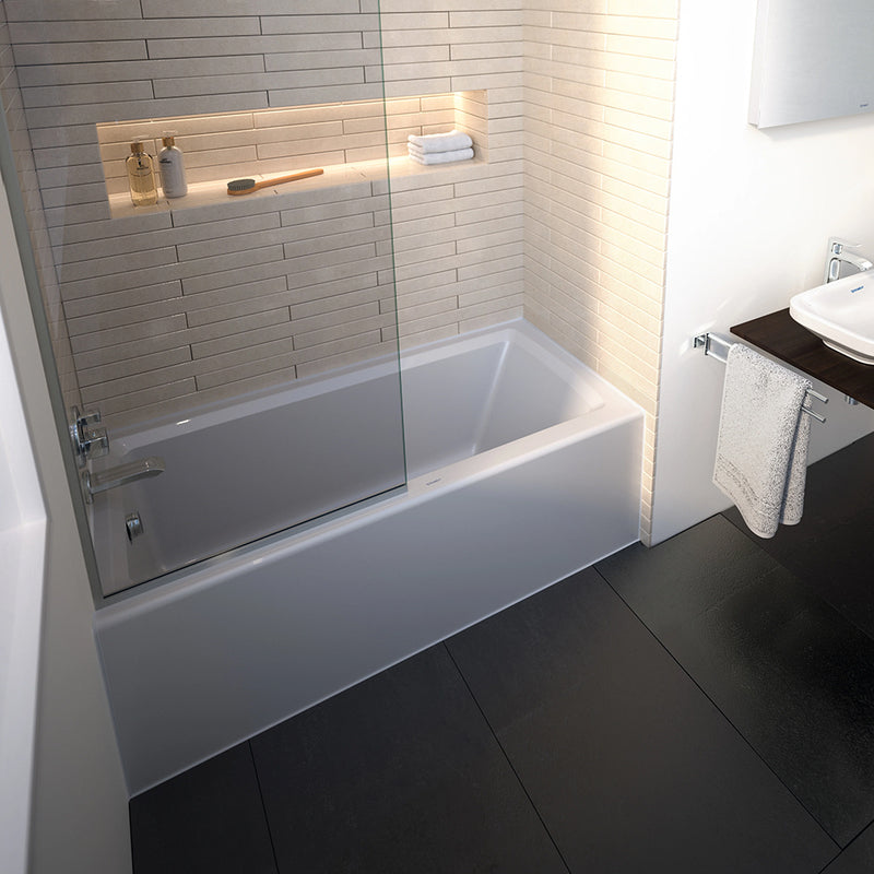 Architec Left Drain Bathtub - Alcove - 60 x 32" Acrylic/White