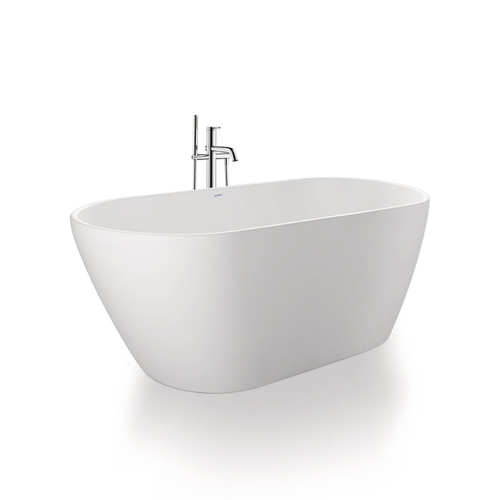 D-Neo Oval Bathtub - Free Standing - 63" Solid Surface/White