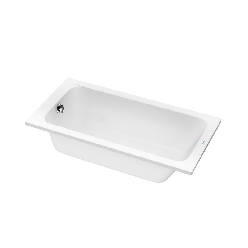 D-Code Reversible Drain Bathtub - Drop-In - 60 x 30" Acrylic/White